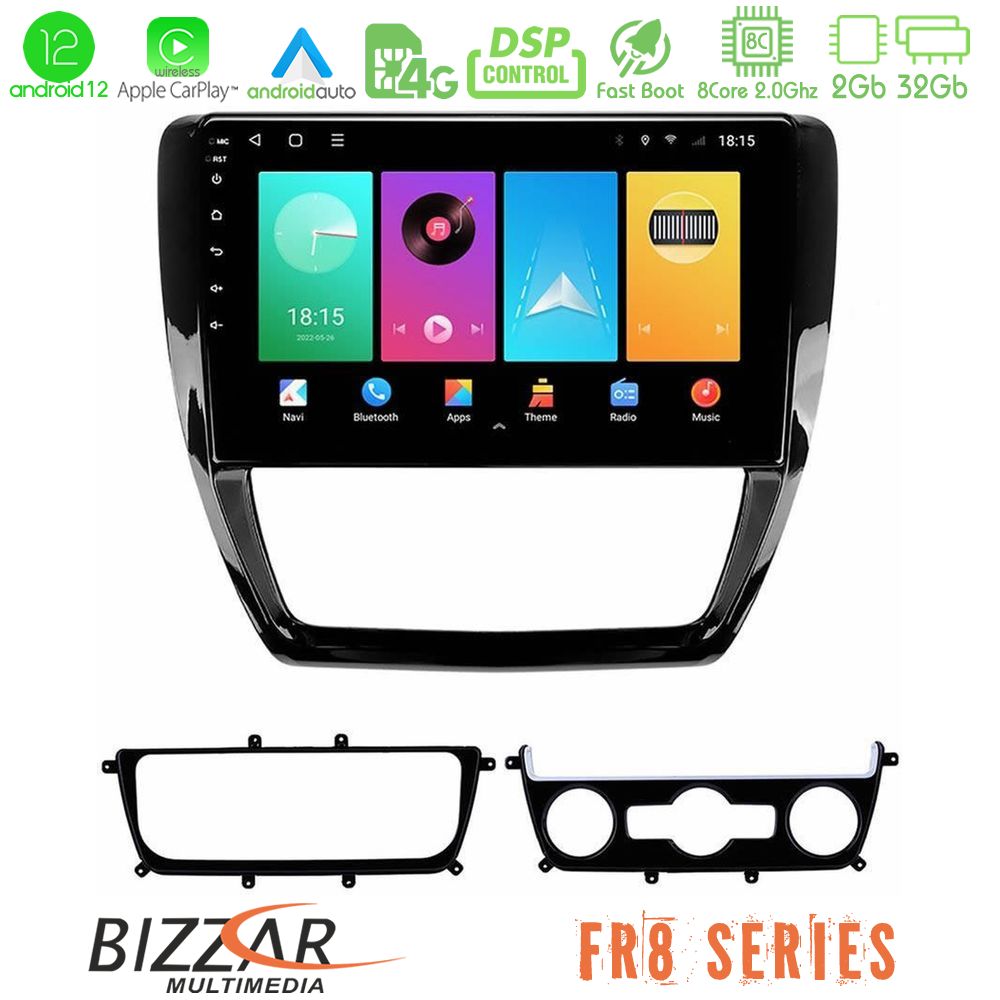Bizzar FR8 Series VW Jetta 8core Android12 2+32GB Navigation Multimedia Tablet 10" - U-FR8-VW0001