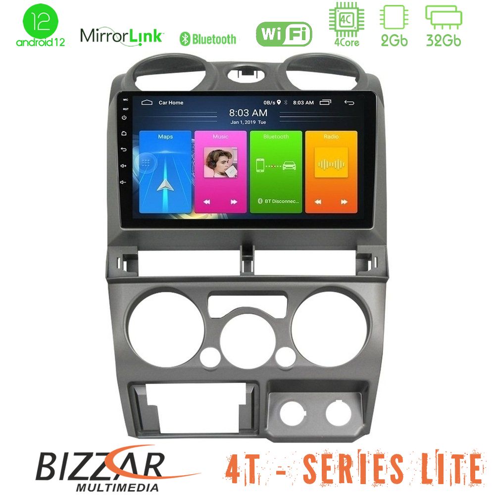 Bizzar 4T Series Isuzu D-Max 2007-2011 4Core Android12 2+32GB Navigation Multimedia Tablet 9" - U-LVB-IZ0770