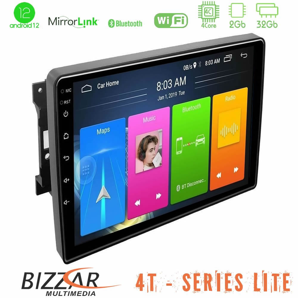 Bizzar 4T Series Chrysler / Dodge / Jeep 4core Android12 2+32GB Navigation Multimedia Tablet 10" - U-LVB-JP0744
