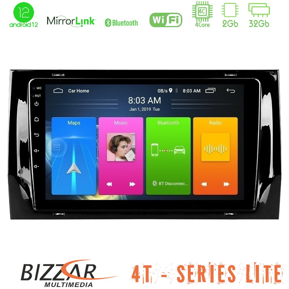 Bizzar 4T Series Skoda Kodiaq 2017-> 4Core Android12 2+32GB Navigation Multimedia Tablet 10" - U-LVB-SK0187
