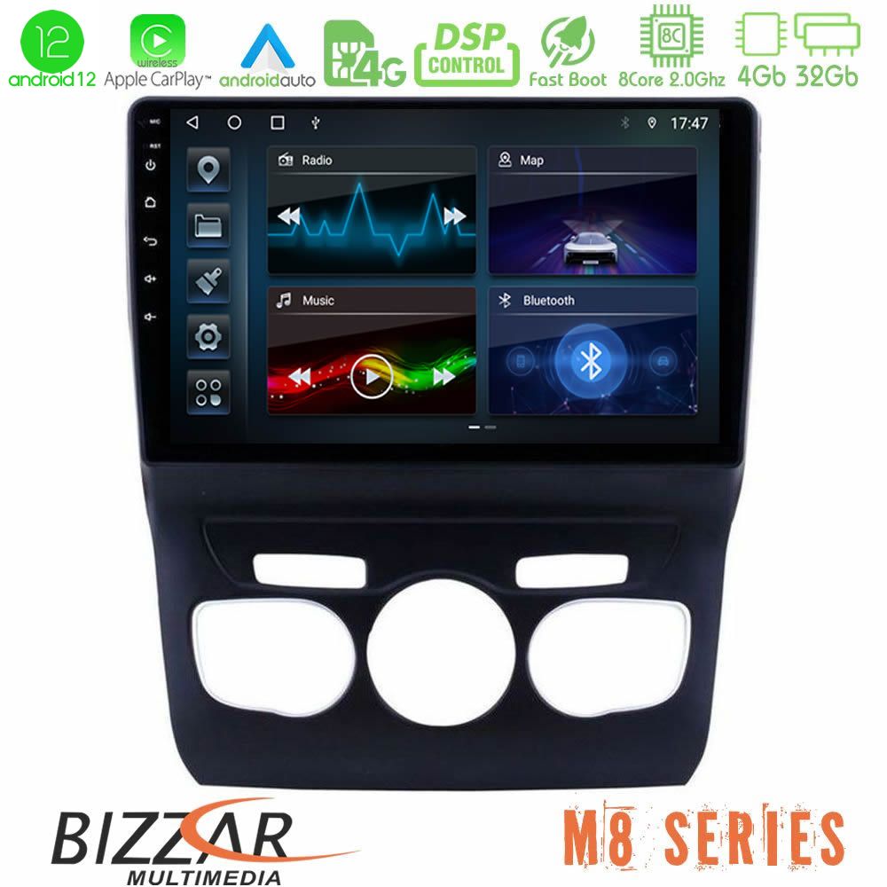 Bizzar M8 Series Citroen C4L 8core Android12 4+32GB Navigation Multimedia Tablet 10" - U-M8-CT0131