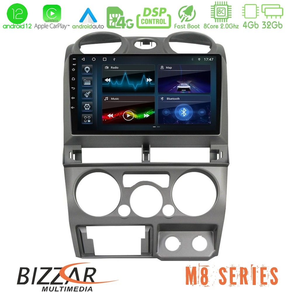 Bizzar M8 Series Isuzu D-Max 2007-2011 8core Android12 4+32GB Navigation Multimedia Tablet 9" - U-M8-IZ0770