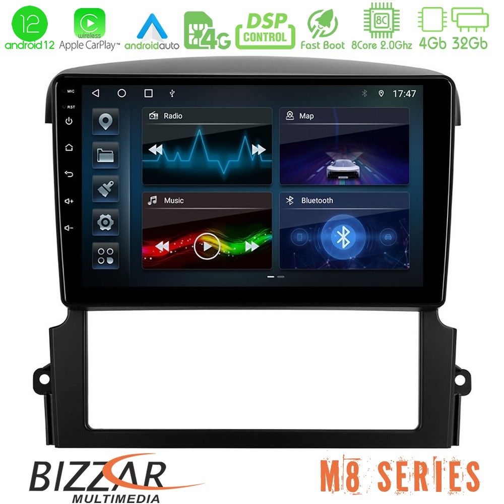 Bizzar M8 Series Kia Sorento 8core Android12 4+32GB Navigation Multimedia Tablet 9" - U-M8-KI0407