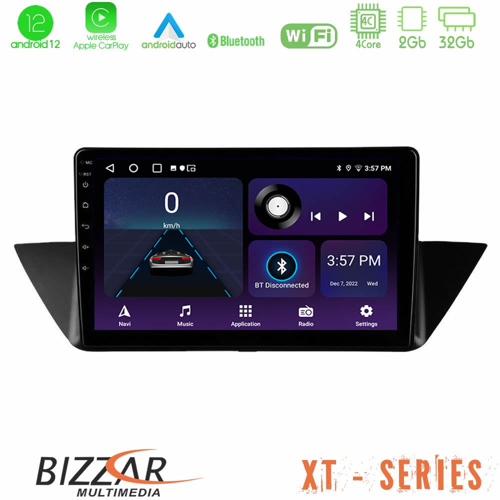 Bizzar XT Series BMW Χ1 E84 4Core Android12 2+32GB Navigation Multimedia Tablet 10" - U-XT-BM0846