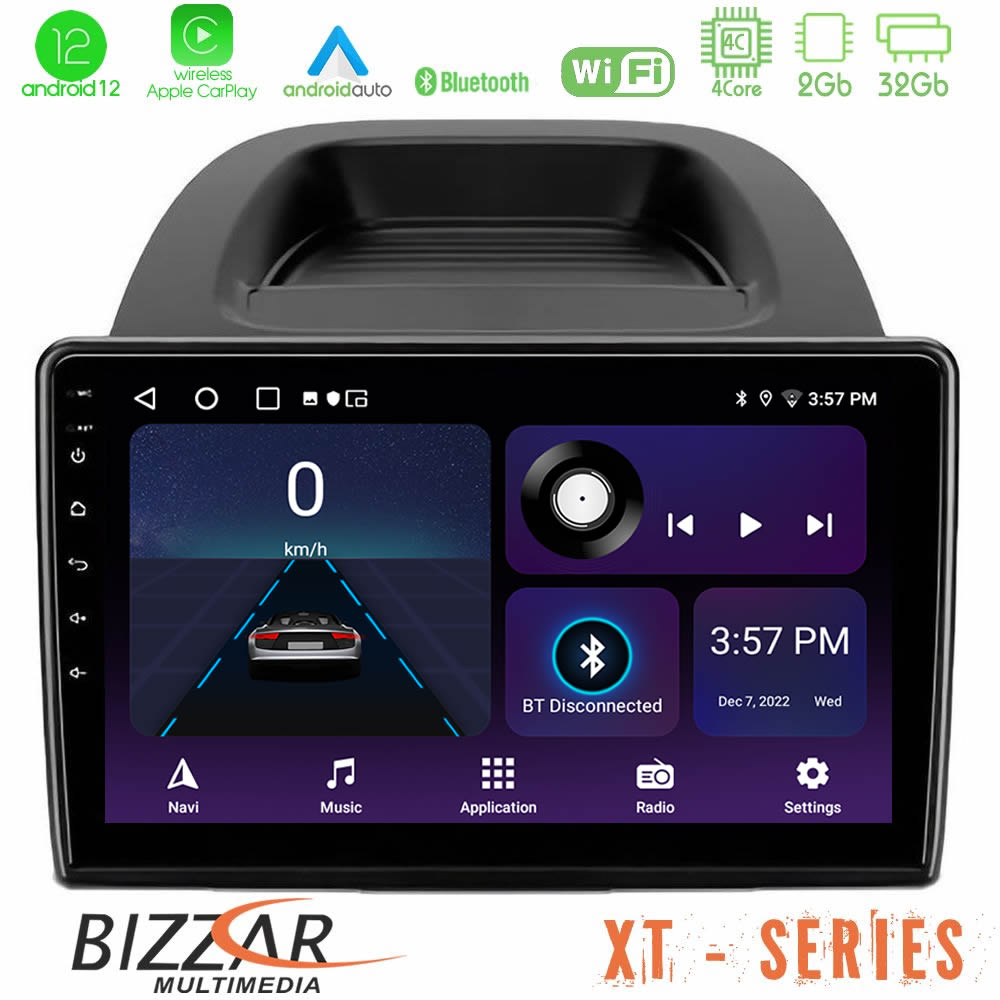 Bizzar XT Series Ford Ecosport 2018-2020 4core Android12 2+32GB Navigation Multimedia Tablet 10" - U-XT-FD0279