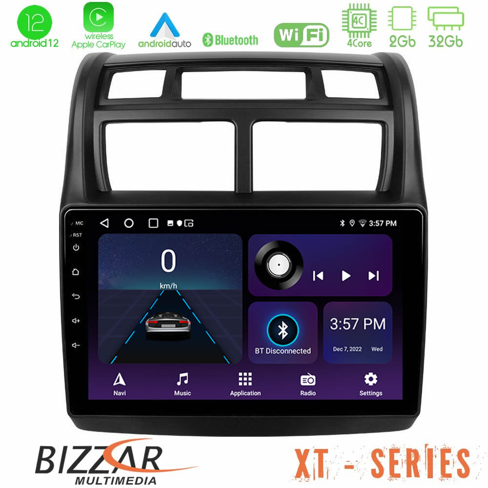 Bizzar XT Series Kia Sportage 2008-2011 4Core Android12 2+32GB Navigation Multimedia Tablet 9" - U-XT-KI0108