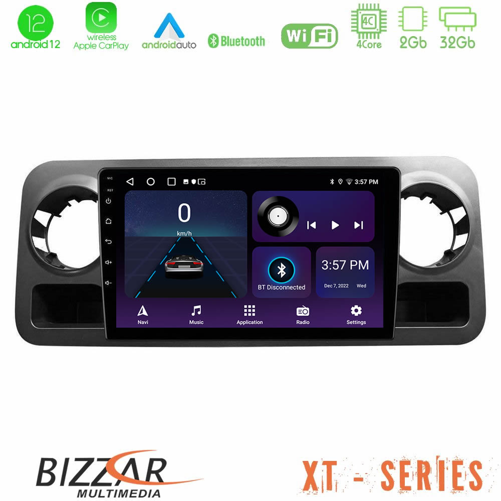 Bizzar XT Series Mercedes Sprinter W907 4Core Android12 2+32GB Navigation Multimedia Tablet 10" - U-XT-MB1463