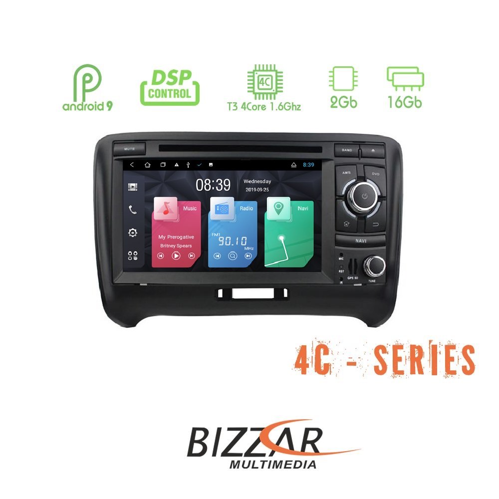 Bizzar Audi TT Android 9.0 Pie 4core Navigation Multimedia - U-BL-4C-AU25
