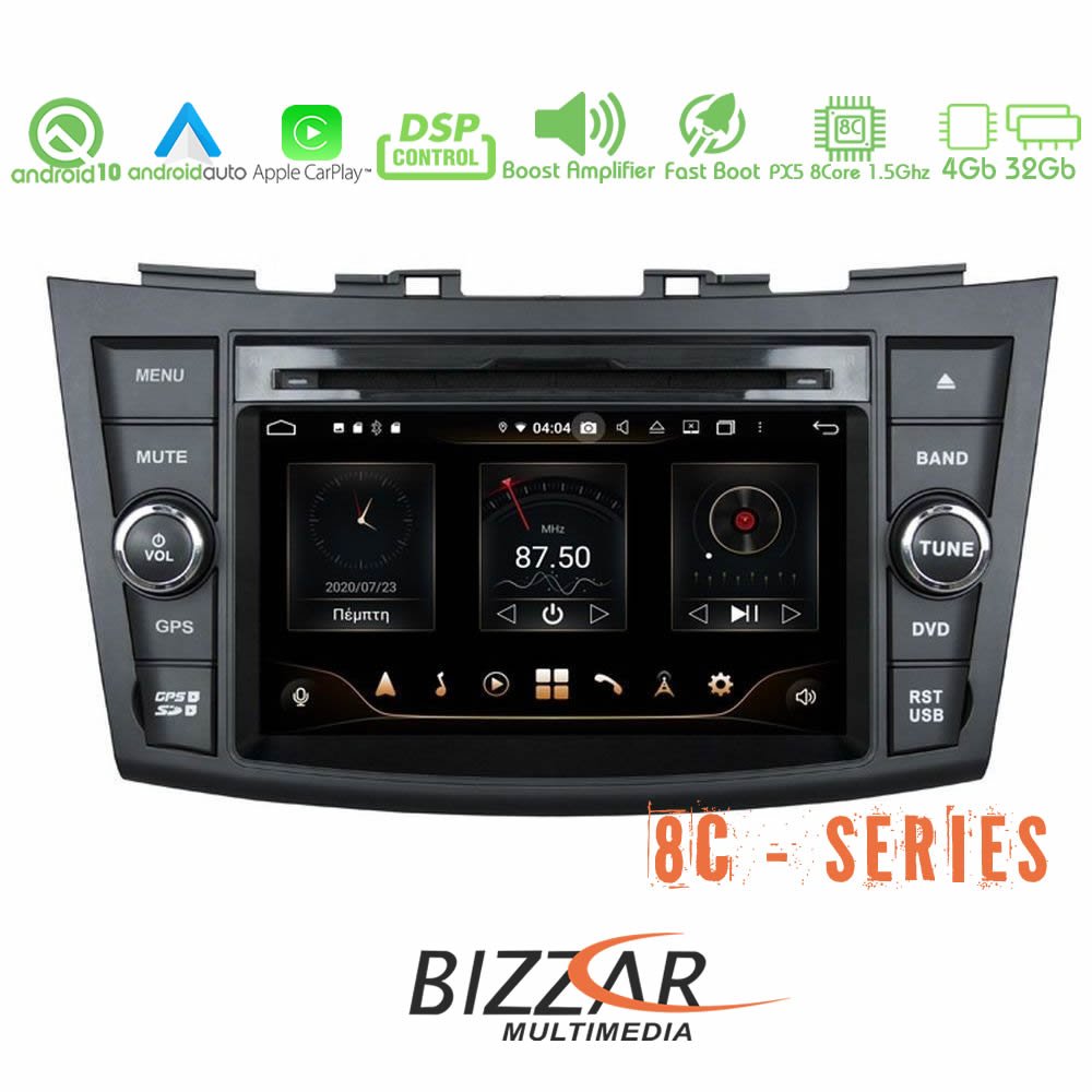 Bizzar Pro Edition Suzuki Swift Android 10 8core Navigation Multimedia - U-BL-8C-SZ96-PRO