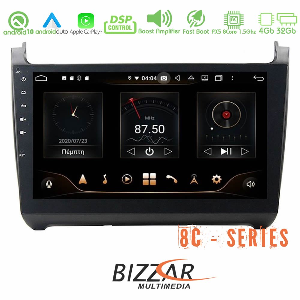 Bizzar Pro Edition VW Polo Android 10 8core Navigation Multimedia - U-BL-8C-VW47-PRO
