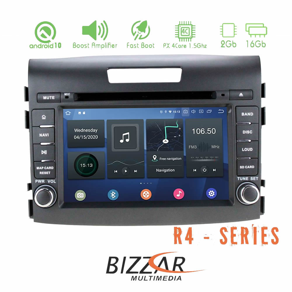Bizzar Honda CR-V 2012-2017 Android 10.0 4core Navigation Multimedia - U-BL-R4-HD59