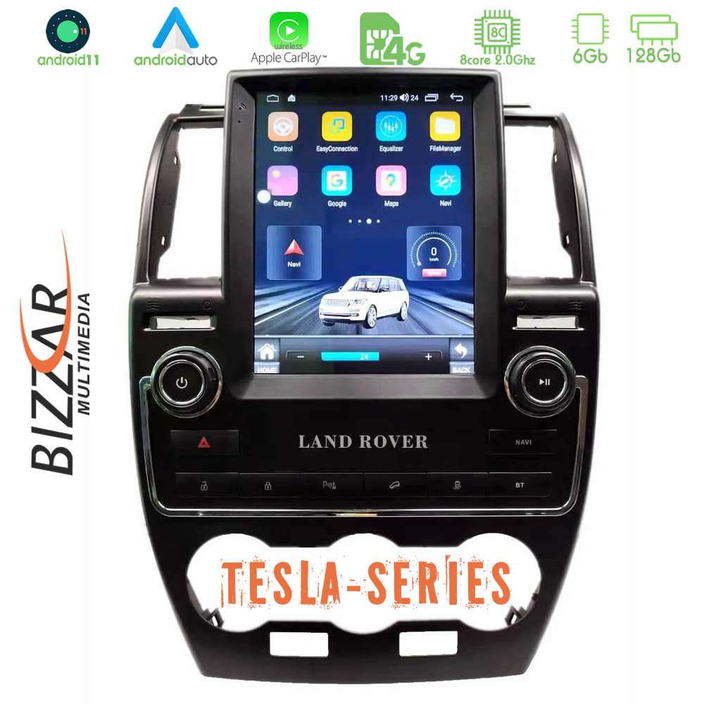 Bizzar Land Rover Freelander 2 Tesla Screen Android 11 8core 6+128GB - U-BZ-TS-LR02