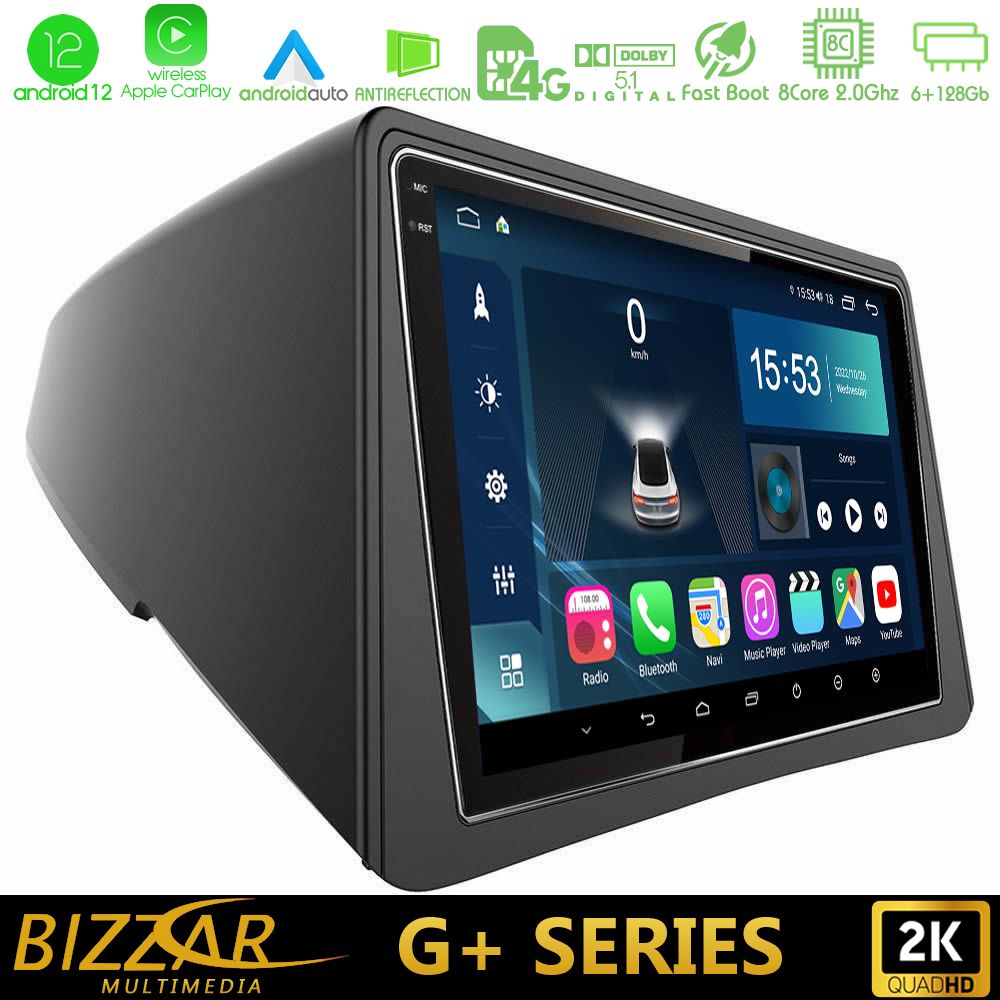 Bizzar G+ Series Opel Mokka 8core Android12 6+128GB Navigation Multimedia Tablet 9" - U-G-OP066