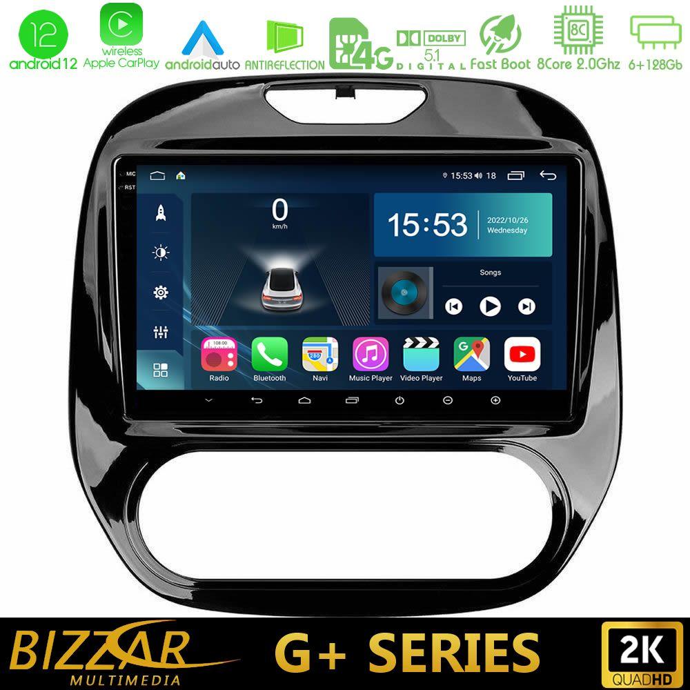 Bizzar G+ Series Renault Captur 2013-2019 (Manual AC) 8core Android12 6+128GB Navigation Multimedia Tablet 9" - U-G-RN748M