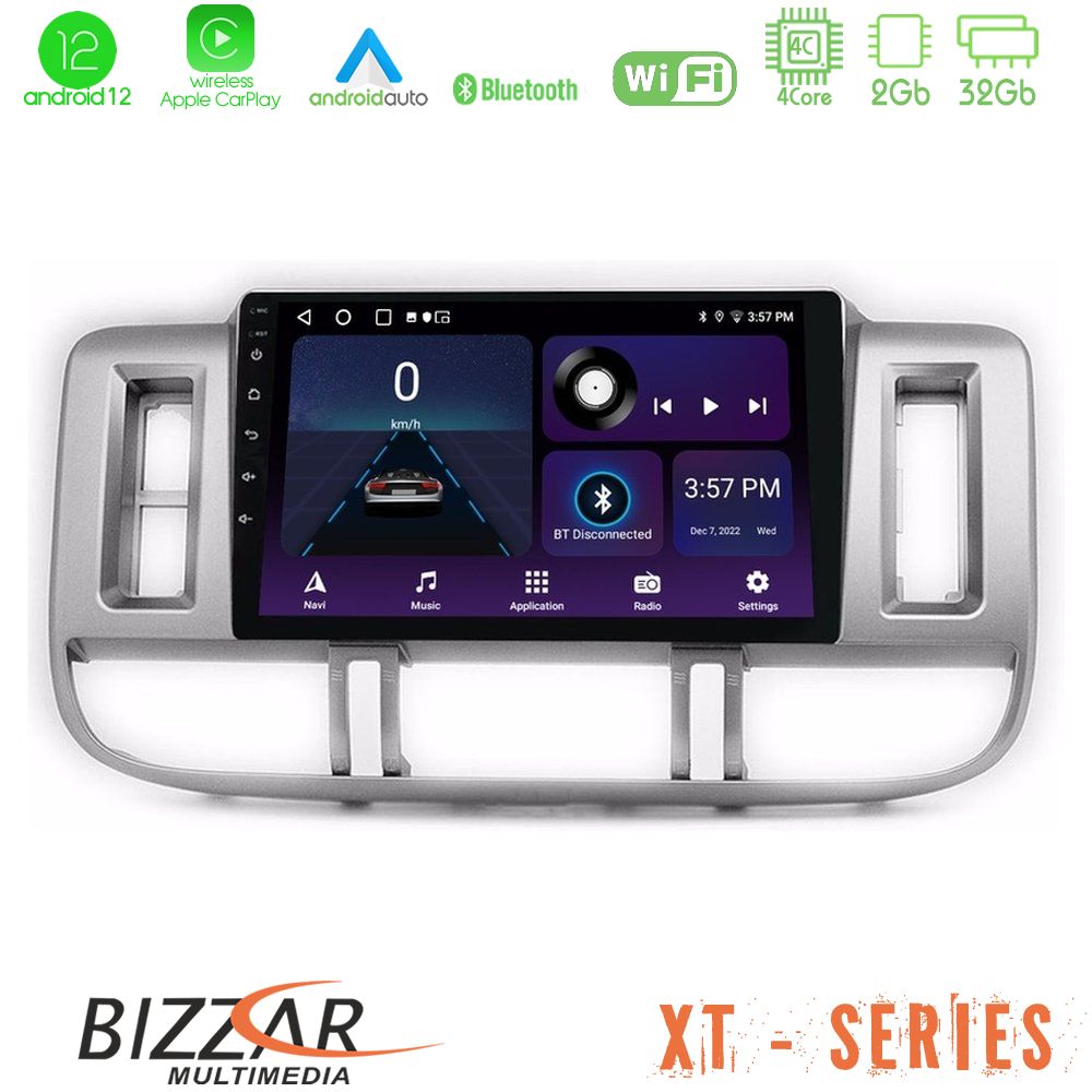 Bizzar XT Series Nissan X-Trail (T30) 2000-2003 4Core Android12 2+32GB Navigation Multimedia 9" - U-XT-NS0905