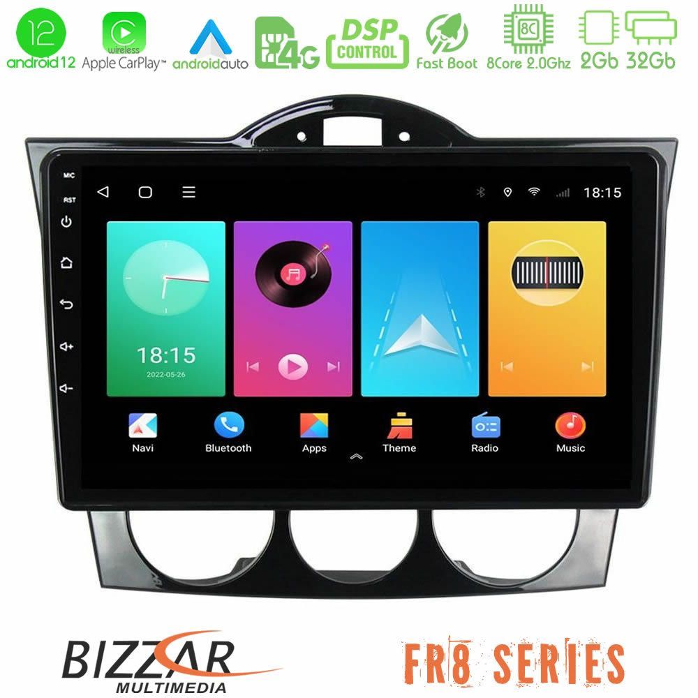 Bizzar FR8 Series Mazda RX8 2003-2008 8Core Android12 2+32GB Navigation Multimedia Tablet 9″ - U-FR8-MZ1351