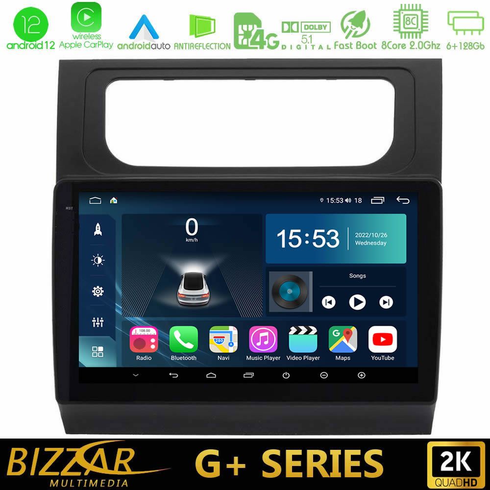 Bizzar G+ Series VW Touran 2011-2015 (Auto A/C) 8Core Android12 6+128GB Navigation Multimedia Tablet 10" - U-G-VW1000