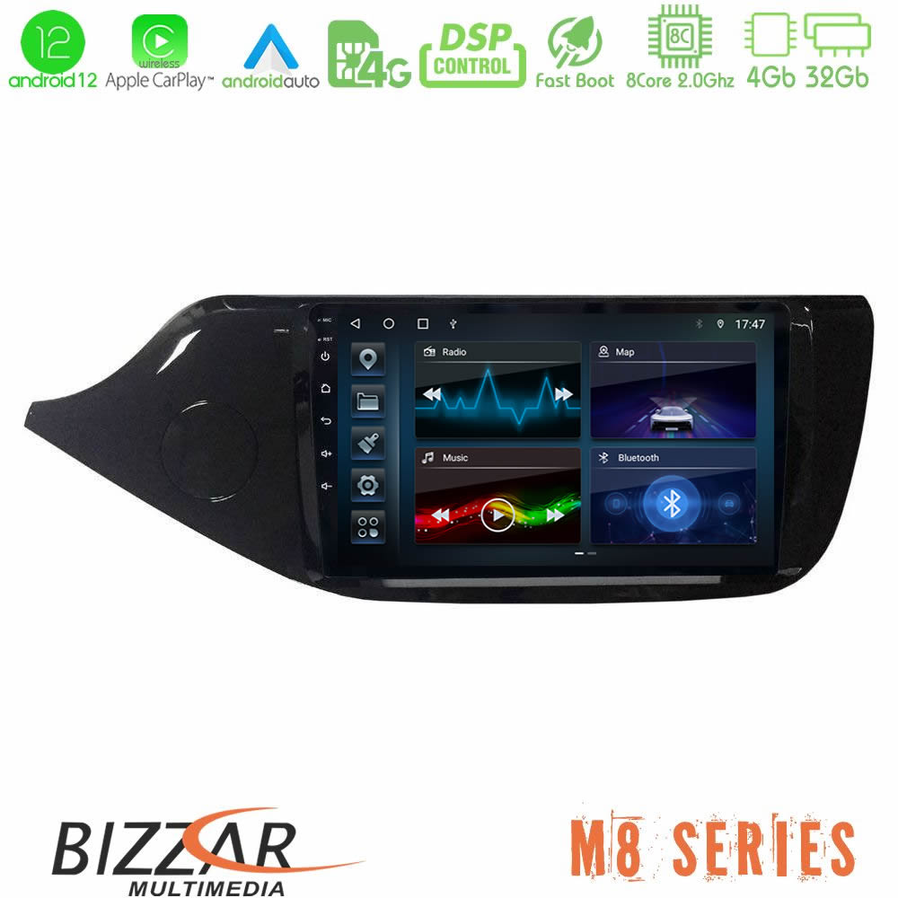Bizzar M8 Series Kia Ceed 2013-2017 8Core Android12 4+32GB Navigation Multimedia Tablet 9″ - U-M8-KI0610