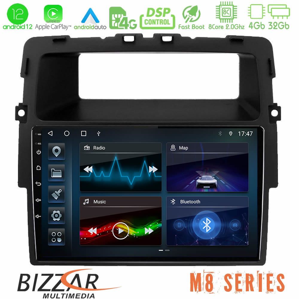 Bizzar M8 Series Renault/Nissan/Opel 8Core Android12 4+32GB Navigation Multimedia Tablet 10″ - U-M8-RN1338