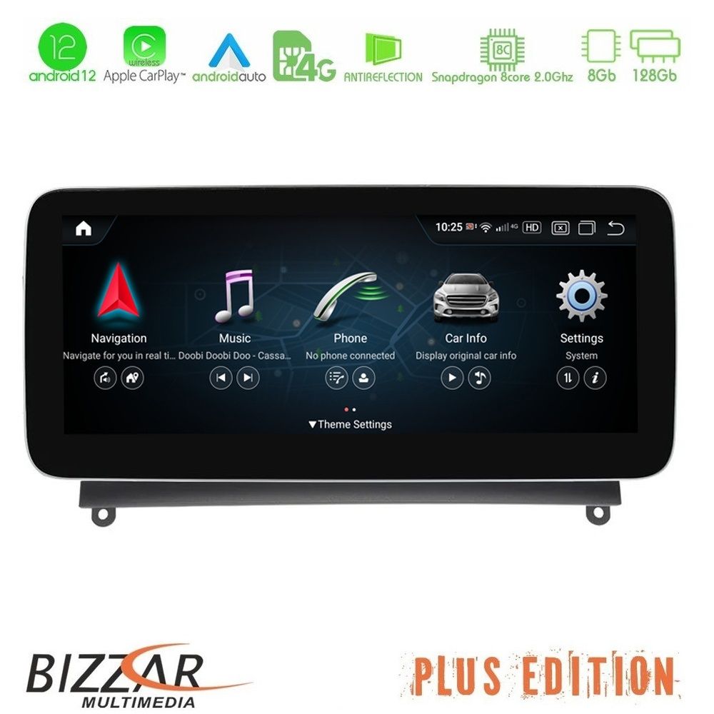 Bizzar OEM Mercedes CLS Class NTG4.5 (C218) Android13 (8+128GB) Navigation Multimedia 10