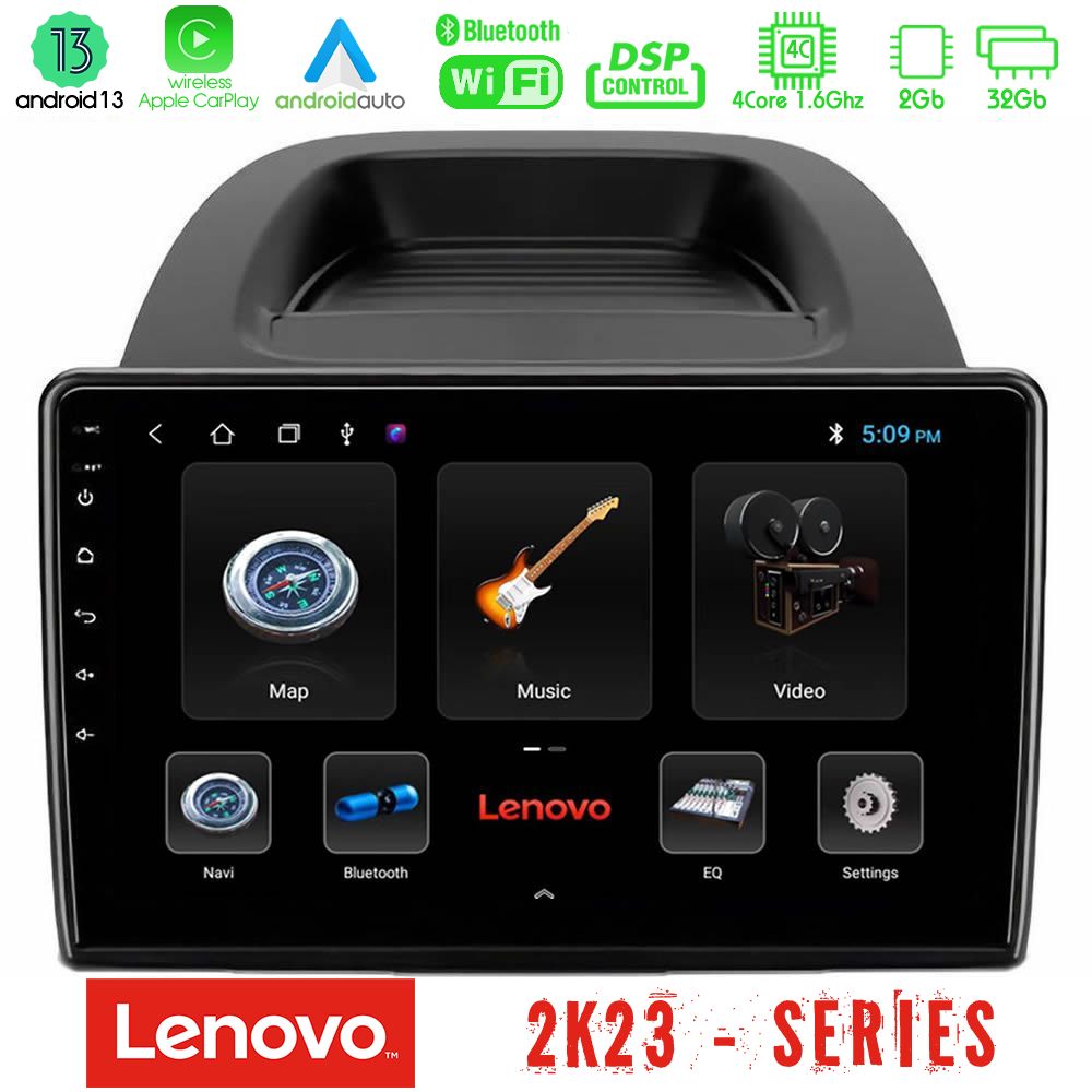 Lenovo Car Pad Ford Ecosport 2018-2020 4core Android 13 2+32GB Navigation Multimedia Tablet 10" - U-LEN-FD0279