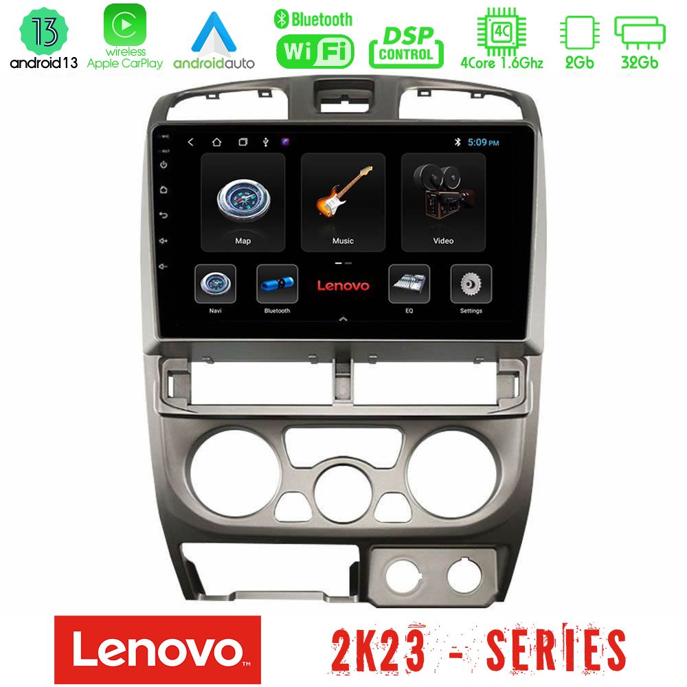 Lenovo Car Pad Isuzu D-Max 2004-2006 4core Android 13 2+32GB Navigation Multimedia Tablet 9" - U-LEN-IZ0769