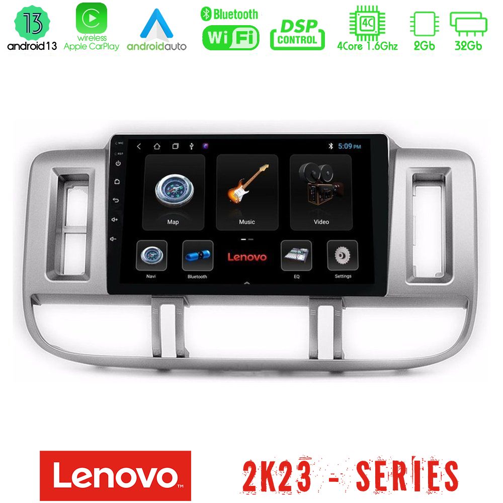 Lenovo Car Pad Nissan X-Trail (T30) 2000-2003 4Core Android 13 2+32GB Navigation Multimedia 9" - U-LEN-NS0905