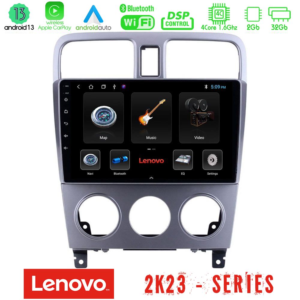 Lenovo Car Pad Subaru Forester 2003-2007 4Core Android 13 2+32GB Navigation Multimedia Tablet 9" - U-LEN-SU0470