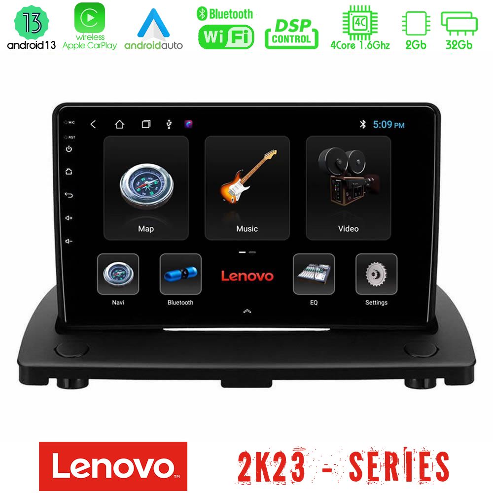 Lenovo Car Pad Volvo XC90 2006-2014 4Core Android 13 2+32GB Navigation Multimedia Tablet 9" - U-LEN-VL0976