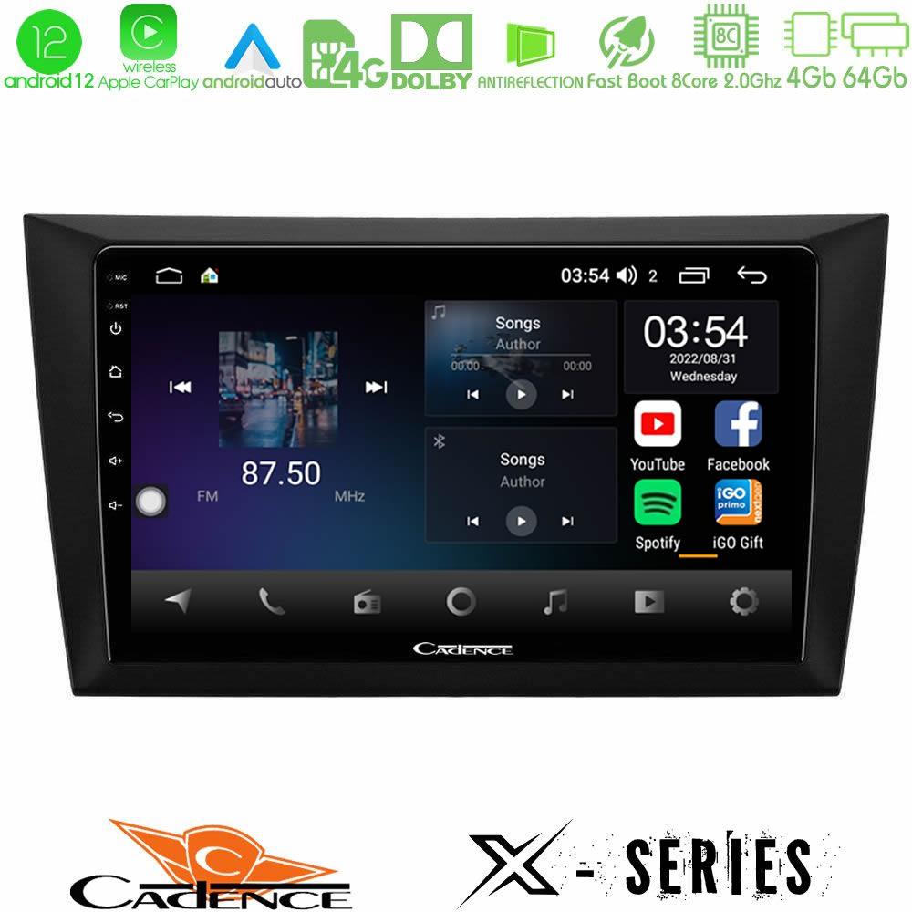Cadence X Series Vw Golf 6 8core Android 14 4+64GB Navigation Multimedia Tablet 9" - U-X-VW0999