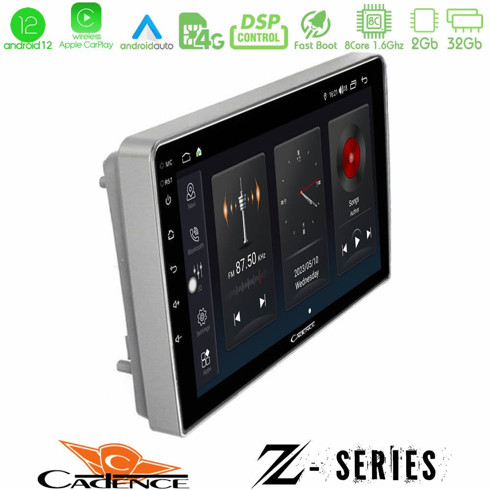 Cadence Z Series Opel Astra/Corsa/Antara/Zafira 8core Android12 2+32GB Navigation Multimedia Tablet 9" - U-Z-OP0697