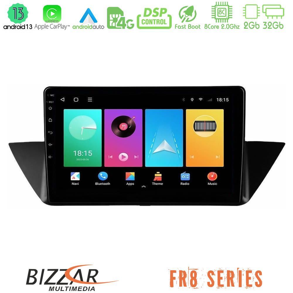 Bizzar FR8 Series FR8 Series BMW Χ1 E84 8Core Android13 2+32GB Navigation Multimedia Tablet 10" - U-FR8-BM0846