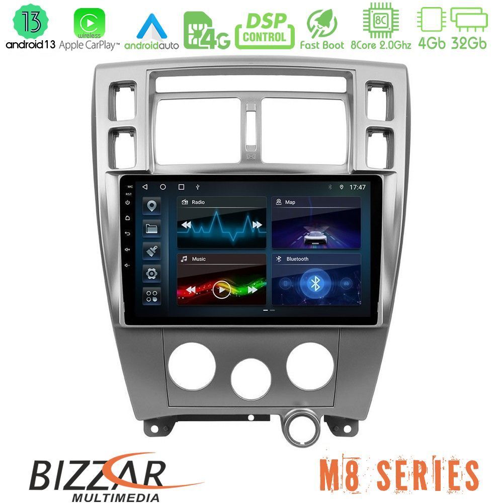 Bizzar M8 Series Hyundai Tucson 8core Android13 4+32GB Navigation Multimedia Tablet 10" - U-M8-HY0712