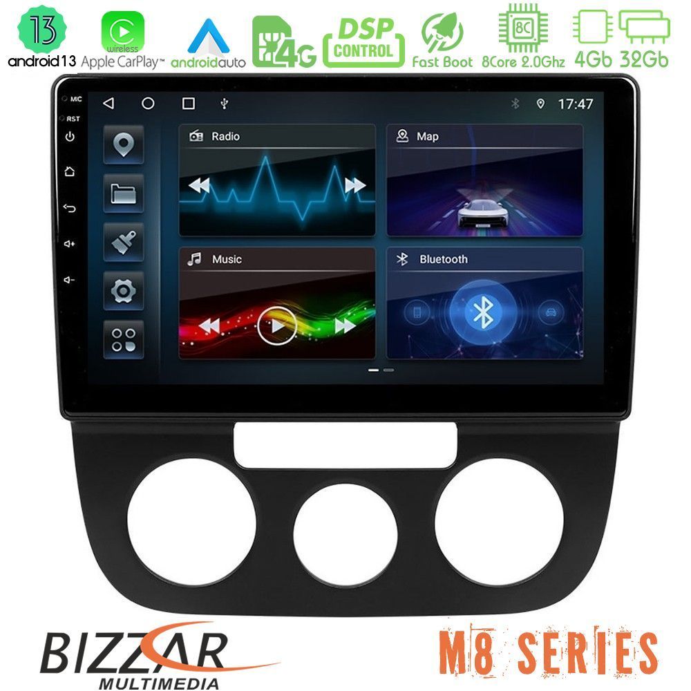 Bizzar M8 Series VW Jetta 8core Android13 4+32GB Navigation Multimedia Tablet 10" - U-M8-VW0393