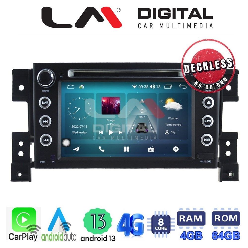 LM Digital - LM C8053 GPS Οθόνη OEM Multimedia Αυτοκινήτου για SUZUKI GRAN VITARA 2005 > 2015 (CarPlay/AndroidAuto/BT/GPS/WIFI/GPRS)