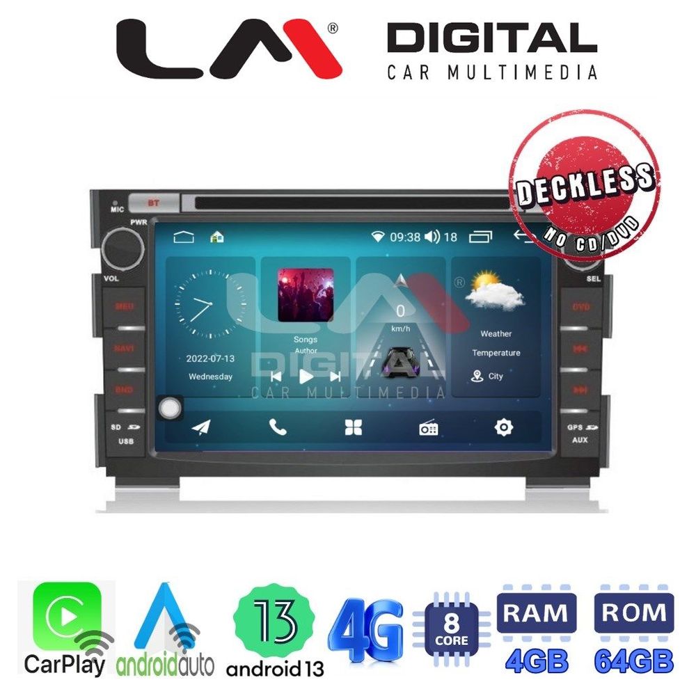 LM Digital - LM C8086 GPS Οθόνη OEM Multimedia Αυτοκινήτου για KIA CEED  2010 > 2012 (CarPlay/AndroidAuto/BT/GPS/WIFI/GPRS)