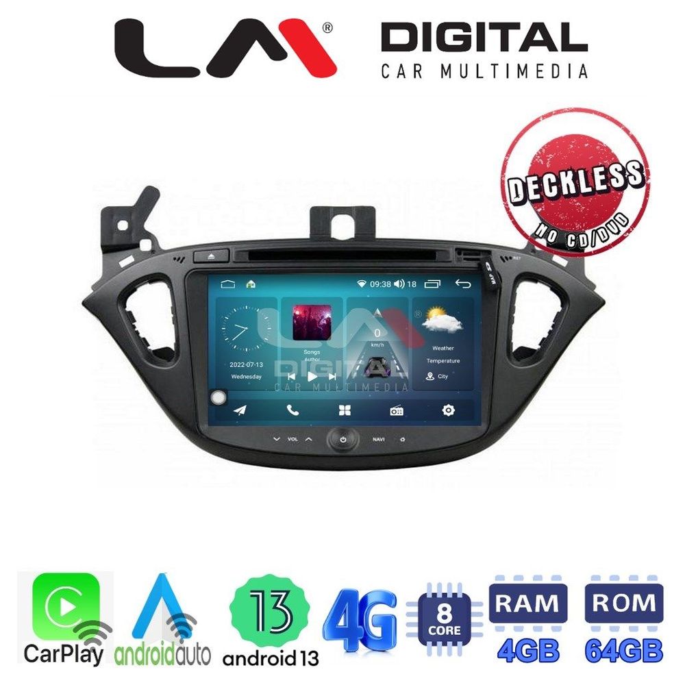 LM Digital - LM C8521 GPS Οθόνη OEM Multimedia Αυτοκινήτου για OPEL COSRA E 2014 > 2019 (CarPlay/AndroidAuto/BT/GPS/WIFI/GPRS)