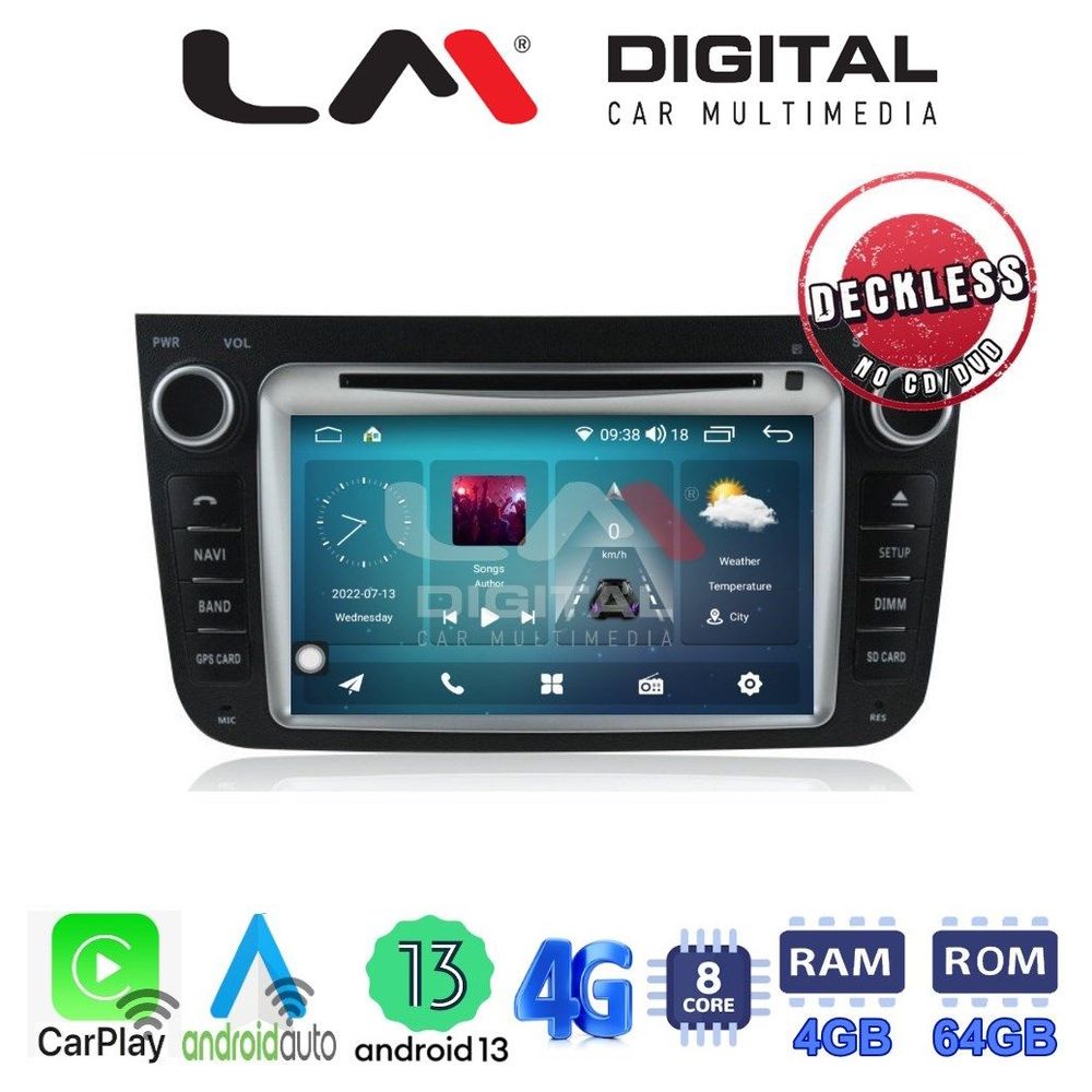 LM Digital - LM C8587 GPS Οθόνη OEM Multimedia Αυτοκινήτου για SMART ForTwo  2011 > 2014 (CarPlay/AndroidAuto/BT/GPS/WIFI/GPRS)