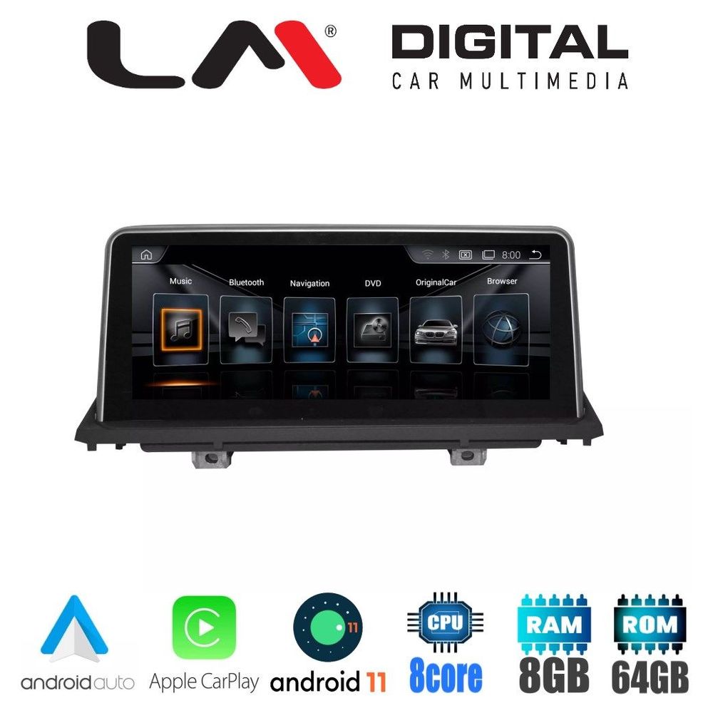 LM Digital - LM G497M10 NBT Οθόνη OEM Multimedia Αυτοκινήτου για BMW X5 (F15) '13 > '18 BMW X6 (F16) '15 > '19 (CarPlay/AndroidAuto/BT/GPS/WIFI/GPRS)