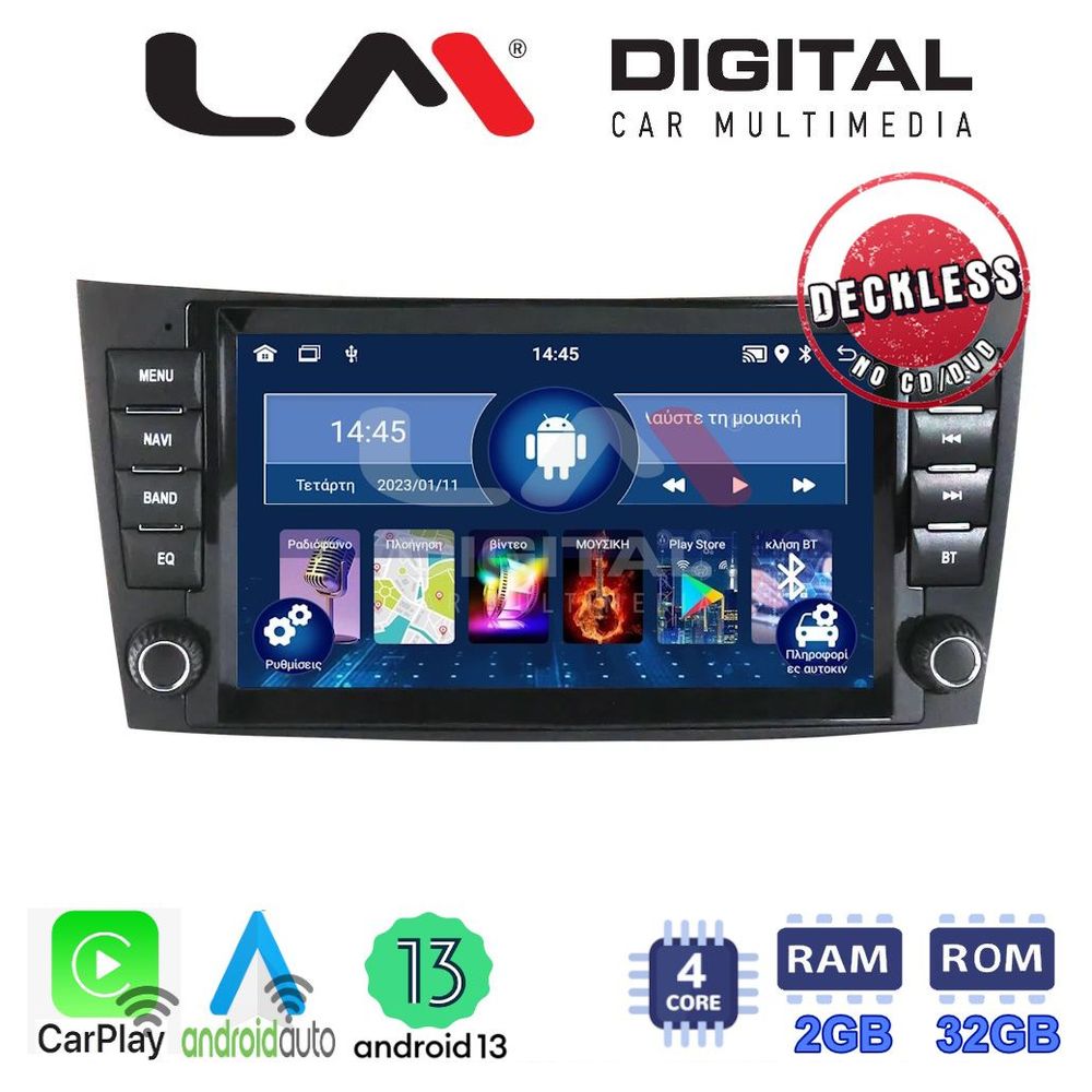 LM Digital - LM N4090 GPS Οθόνη OEM Multimedia Αυτοκινήτου για MERCEDES E (W211)