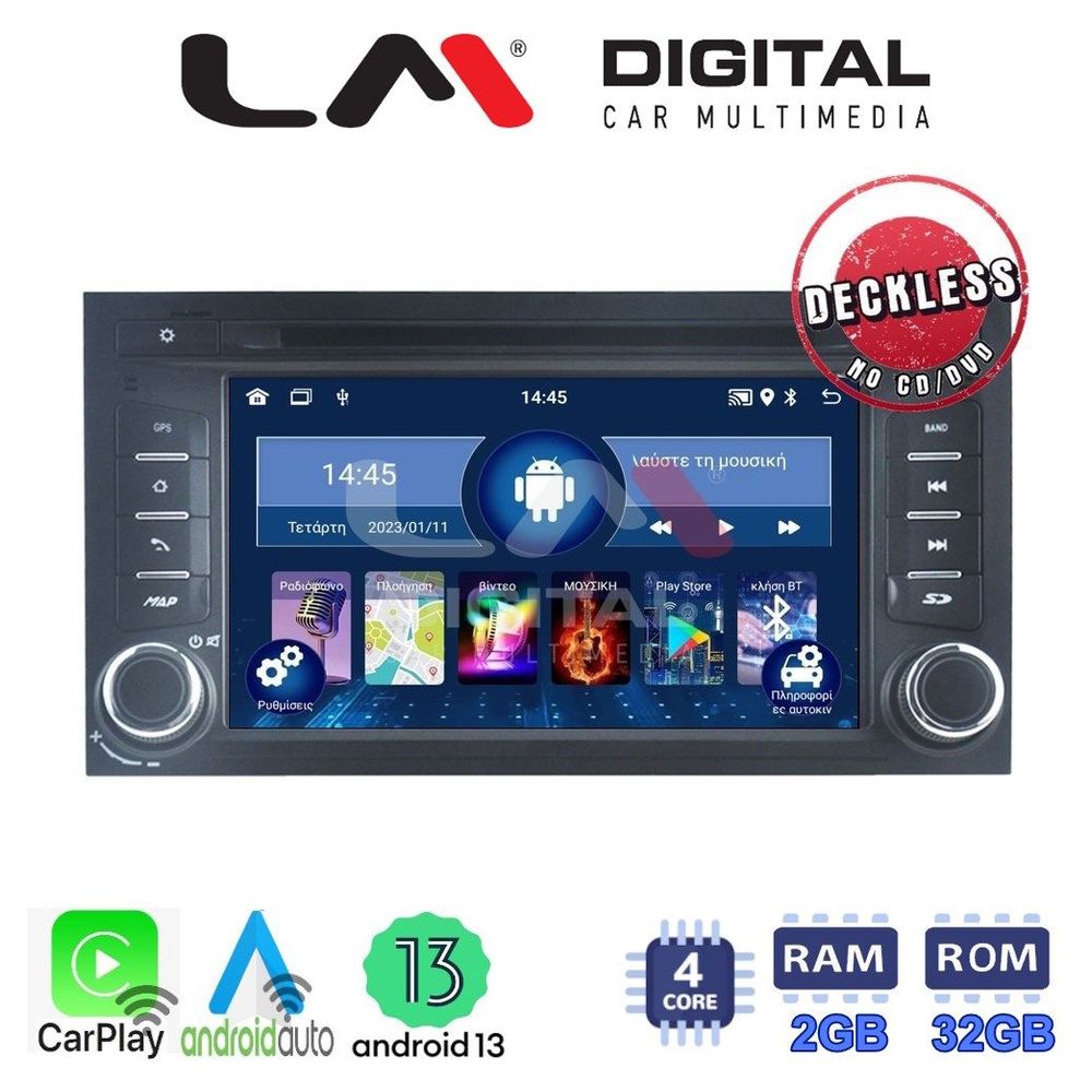 LM Digital - LM N4306 GPS Οθόνη OEM Multimedia Αυτοκινήτου για SEAT LEON