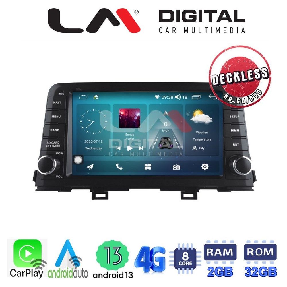 LM Digital - LM R8795 GPS Οθόνη OEM Multimedia Αυτοκινήτου για KIA PICCANTO 2017> (CarPlay/AndroidAuto/BT/GPS/WIFI/GPRS)