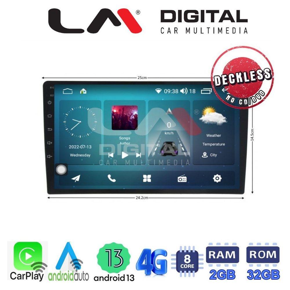 LM Digital - LM R8910 GPS Οθόνη OEM Multimedia Αυτοκινήτου για Universal tablet 10inch (CarPlay/AndroidAuto/BT/GPS/WIFI/GPRS)