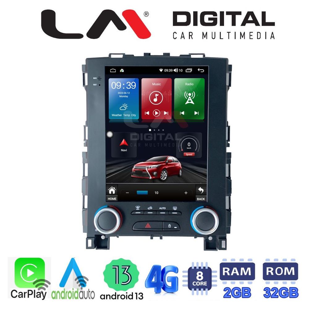LM Digital - LM TR8702 GPS Οθόνη OEM Multimedia Αυτοκινήτου για Renault Megane 4 '16 >
