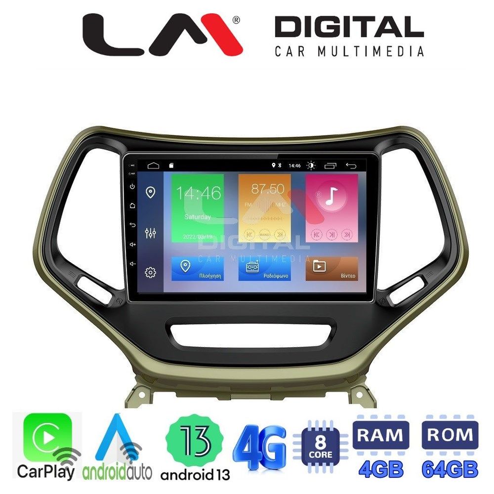 LM Digital - LM ZC8119 GPS Οθόνη OEM Multimedia Αυτοκινήτου για JEEP CHEROKEE 2014>  (CarPlay/AndroidAuto/BT/GPS/WIFI/GPRS)