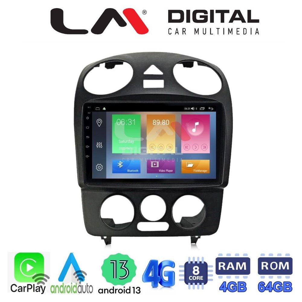 LM Digital - LM ZC8408 GPS Οθόνη OEM Multimedia Αυτοκινήτου για VW BEETLE 2003 > 2010 (CarPlay/AndroidAuto/BT/GPS/WIFI/GPRS)