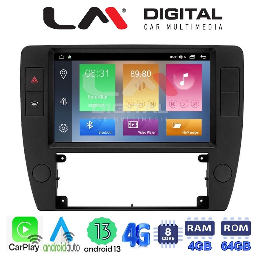 LM Digital - LM ZC8501 GPS Οθόνη OEM Multimedia Αυτοκινήτου για VW Passat 2000 > 2005 (CarPlay/AndroidAuto/BT/GPS/WIFI/GPRS)