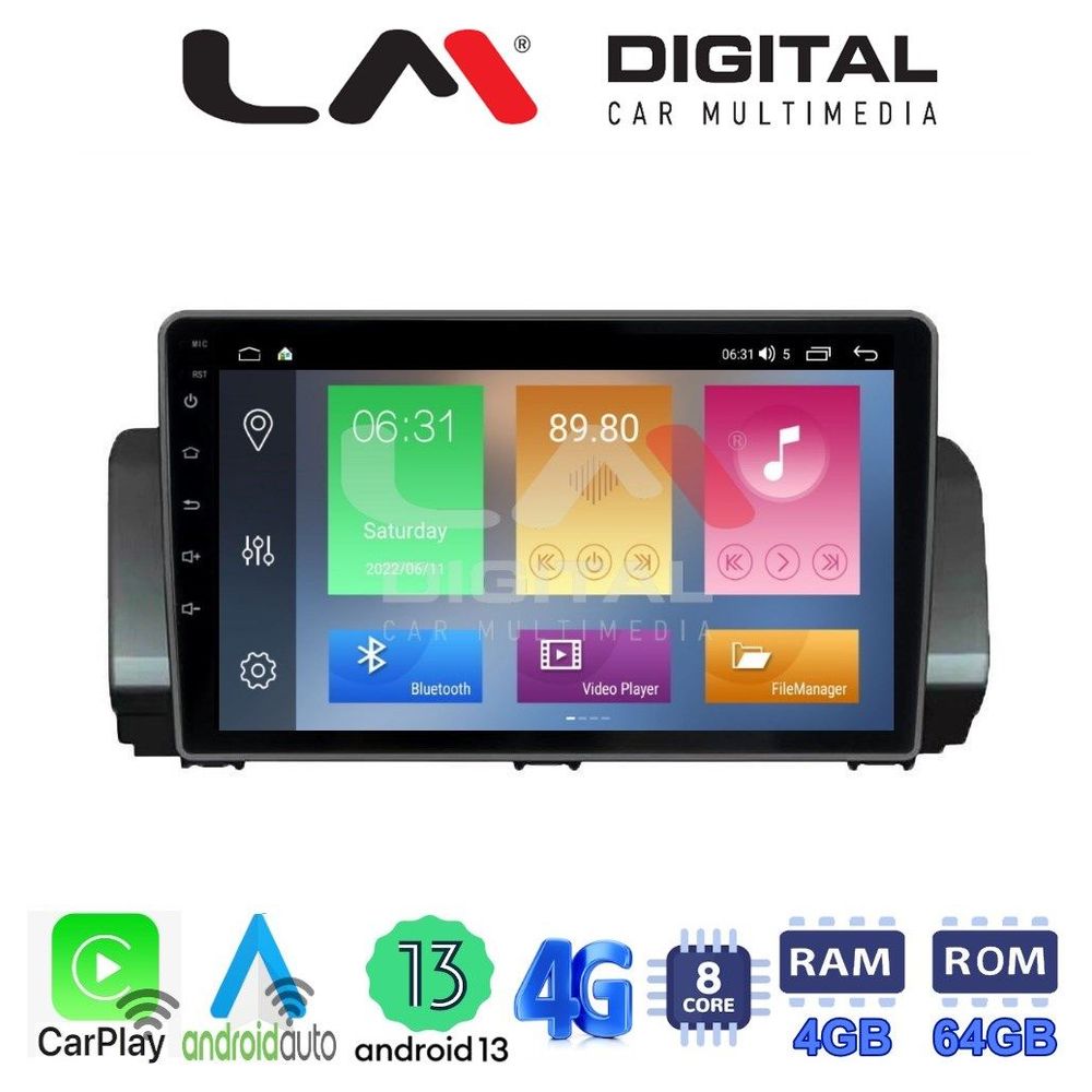 LM Digital - LM ZC8777 GPS Οθόνη OEM Multimedia Αυτοκινήτου για Dacia Logan