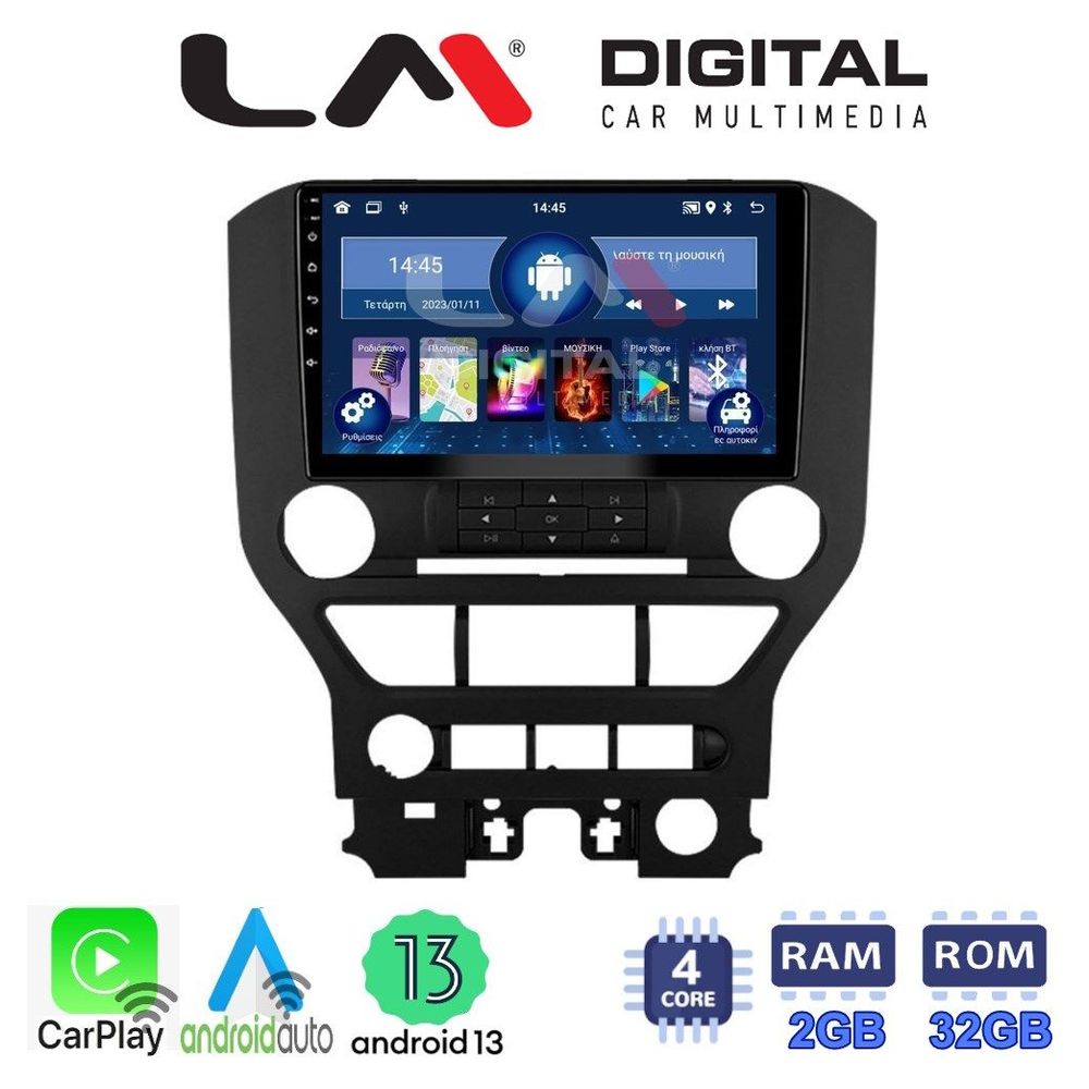 LM Digital - LM ZN4240 GPS Οθόνη OEM Multimedia Αυτοκινήτου για FORD MASTUNG  > 2015 (CarPlay/AndroidAuto/BT/GPS/WIFI/GPRS)