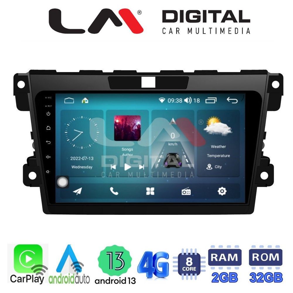 LM Digital - LM ZR8097 GPS Οθόνη OEM Multimedia Αυτοκινήτου για MAZDA CX7 2006> (CarPlay/AndroidAuto/BT/GPS/WIFI/GPRS)
